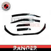Bonnet Protector + Weathershields For Ford Ranger PX 2 3 SPACE / EXTRA CAB 15-21